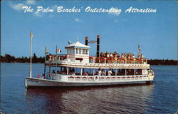 The Palm Beaches' Number One Sightseeing Cruise Boat Postcard