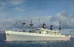 President Cleveland - President Wilson Boats, Ships Postcard Postcard
