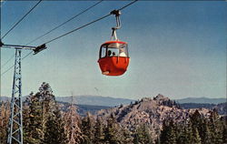 Squaw Valley Cable Car California Postcard Postcard