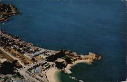 Aerial View of Beach and Shoreline Pacific Grove, CA Postcard Postcard
