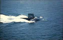 USS Skipjack Navy Postcard Postcard