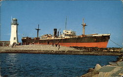 Italian Freighter ETRUSCO Postcard