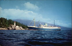 S.S. Glacier Queen and S.S. Yukon Star Cruise Ships Postcard Postcard