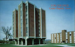 High Rise Dormitory COE College Postcard