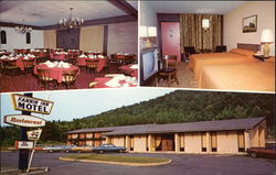 Fannin Inn Motel & Restaurant Blue Ridge, GA Postcard Postcard