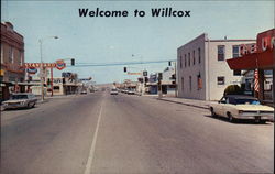 Highway Thru City Willcox, AZ Postcard Postcard