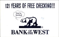 Bank of the West Postcard