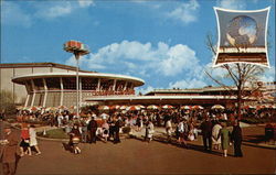 Schaefer Center, "Peace through Understanding" 1964 NY Worlds Fair Postcard Postcard