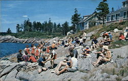 Rock Gardens Inn - Lobster Picnic Postcard