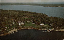 Spruce Point Inn Boothbay Harbor, ME Postcard Postcard