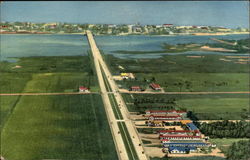 Dual Highway and Bridge Ocean City, MD Postcard Postcard
