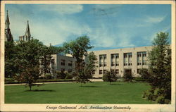 Kresge Centennial Hall, Northwestern University Evanston, IL Postcard Postcard