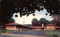 Elm-Chris Motel Montgomery, OH Postcard 