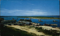 Fish Pier at Cape Cod Chatham, MA Postcard Postcard