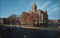 View of Court House Findlay, OH Postcard Postcard