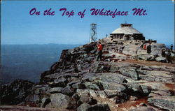 On the Top of Whiteface Mountain Postcard