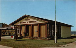 Alger Chamber of Commerce Information Center Munising, MI Postcard Postcard