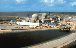 South Texas Project Nuclear Generating Station Palacios, TX Postcard Postcard