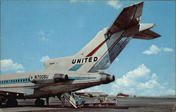 New Boeing 727 at San Fancisco International Airport Postcard