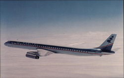 Douglas Super DC-8 - Capitol International Airways Postcard