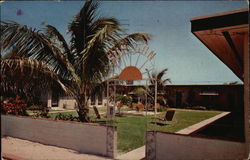 Sun San Motel AAA Postcard