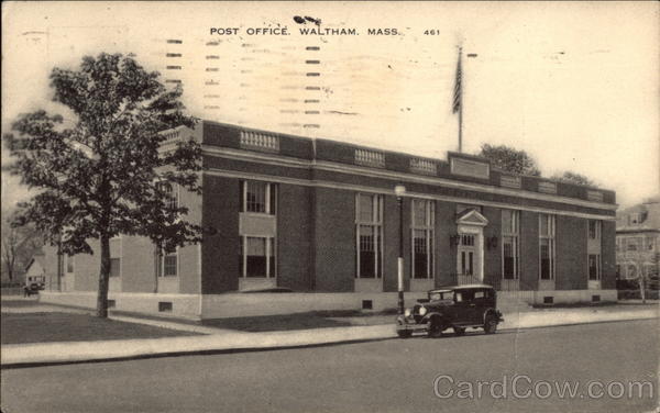 Post Office Waltham Massachusetts