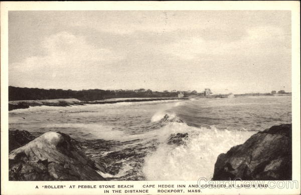 A Roller at Pebble Stone Beach - Cape Hedge Inn & Cottages at Land's End Rockport Massachusetts