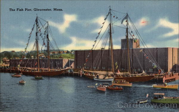 The Fish Pier Gloucester Massachusetts