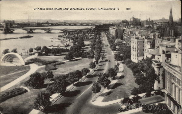 Charles River Basin and Esplanade Boston Massachusetts