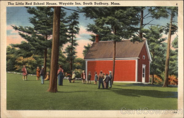 The Little Red School House - Wayside Inn Sudbury Massachusetts