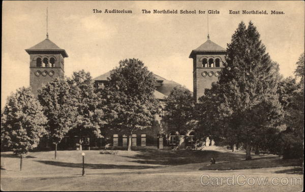 The Auditorium - The Northfield School for Girls East Northfield Massachusetts