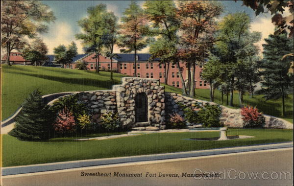 Sweetheart Monument Fort Devens Massachusetts