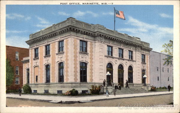 Post Office Marinette Wisconsin
