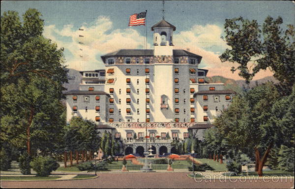 Front Vista of the Broadmoor Hotel Colorado Springs