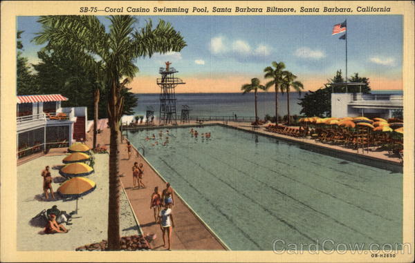 Coral Casino Swimming Pool, The Biltmore Santa Barbara California