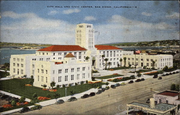 City Hall and Civic Center San Diego California