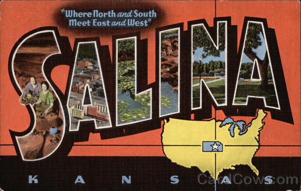 Where North and South Meet East and West Salina Kansas