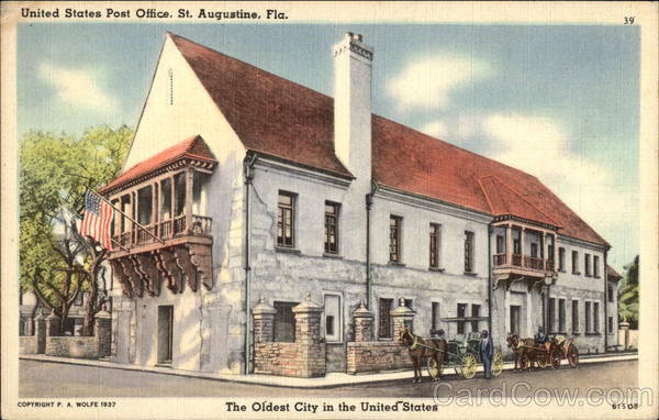 United States Post Office St. Augustine Florida