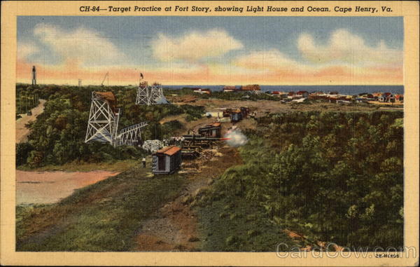 Target Practice at Fort Story Cape Henry Virginia