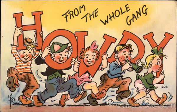 Howdy From The Whole Gang Fox Children