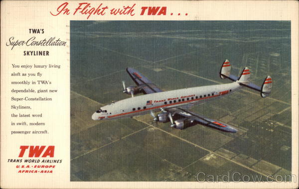 In Flight with TWA Aircraft