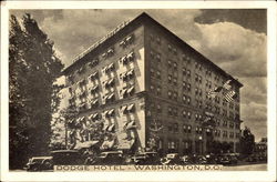 Dodge Hotel, North Capitol and E Sts Postcard