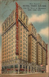 "Rest Assured" - Hotel Times Square Postcard