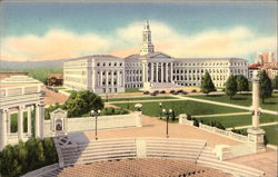 City and County Building, Civic Center Denver, CO Postcard Postcard