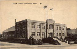 State Armory Norwood, MA Postcard Postcard