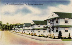 A Typical Company Street Postcard