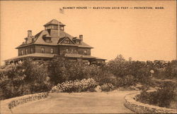 Summit House - Elevation 2018 Feet Postcard