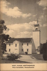 West Parish Meetinghouse Postcard