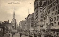 Tremont Street Boston, MA Postcard Postcard