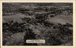 View from Sugar Loaf Mountain South Deerfield, MA Postcard Postcard